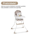 Cadeira Alimentação Bebe Alta Nick Galzerano - Panda