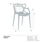 Cadeira Allegra - Azul Petróleo