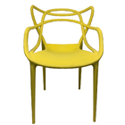 Cadeira Allegra Empilhável Cozinha Mesa Sala Jantar Amarelo