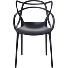 Cadeira Allegra Masters 100% Polipropileno Preta