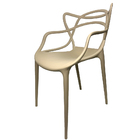 Cadeira Allegra Nude Empilhável Para Cozinha Sala De Jantar Ú