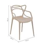 Cadeira Allegra Nude Rivatti