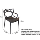 Cadeira Allegra Resistente – Design Moderno E Conforto Para S