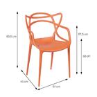 Cadeira Allegra Solna  Laranja