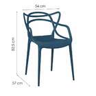 Cadeira Allegra Verde Petroleo