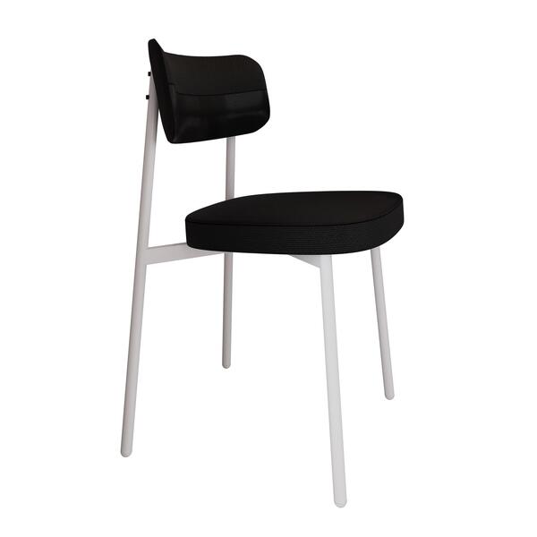 Cadeira Alloa Fixa C/4 Pés 50 X 44,7 X 83,8 Cm C/1 Un. Pés Br