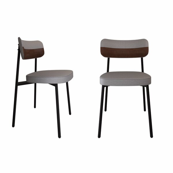 Cadeira Alloa Fixa Com 4 Pés 500 X 447 X 838 Mm Com 2 Unidade