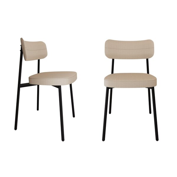 Cadeira Alloa Fixa Com 4 Pés 500 X 447 X 838 Mm Com 2 Unidade