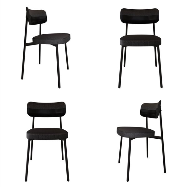 Cadeira Alloa Fixa Com 4 Pés 500 X 447 X 838 Mm Com 4 Unidade