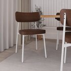 Cadeira Alloa Fixa Com 4 Pés 50 X 44,7 X 83,8 Cm Com 1 Unidad