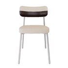 Cadeira Alloa Fixa Com 4 Pés 50 X 44,7 X 83,8 Cm Com 1 Unidad