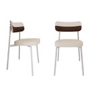 Cadeira Alloa Fixa Com 4 Pés 50 X 44,7 X 83,8 Cm Com 2 Unidad