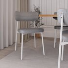 Cadeira Alloa Fixa Com 4 Pés 50 X 44,7 X 83,8 Cm Com 2 Unidad