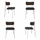 Cadeira Alloa Fixa Com 4 Pés 50 X 44,7 X 83,8 Cm Com 4 Unidad