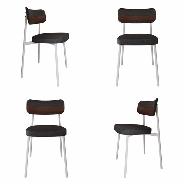 Cadeira Alloa Fixa Com 4 Pés 50 X 44,7 X 83,8 Cm Com 4 Unidad