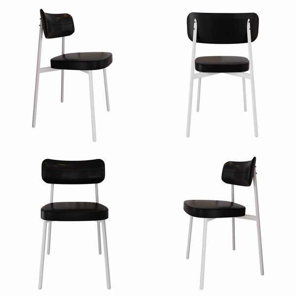 Cadeira Alloa Fixa Com 4 Pés 50 X 44,7 X 83,8 Cm Com 4 Unidad