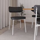 Cadeira Alloa Fixa Com 4 Pés 50 X 44,7 X 83,8 Cm Com 6 Unidad