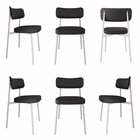 Cadeira Alloa Fixa Com 4 Pés 50 X 44,7 X 83,8 Cm Com 6 Unidad