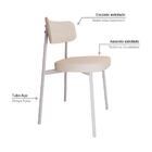 Cadeira Alloa Polipropileno Palha E Branca