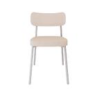 Cadeira Alloa Polipropileno Palha E Branca