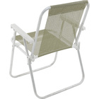 Cadeira de Alumínio Alta 71x53x54cm Taupe Bel Fix