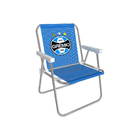 Cadeira Alta Alumínio Azul Grêmio