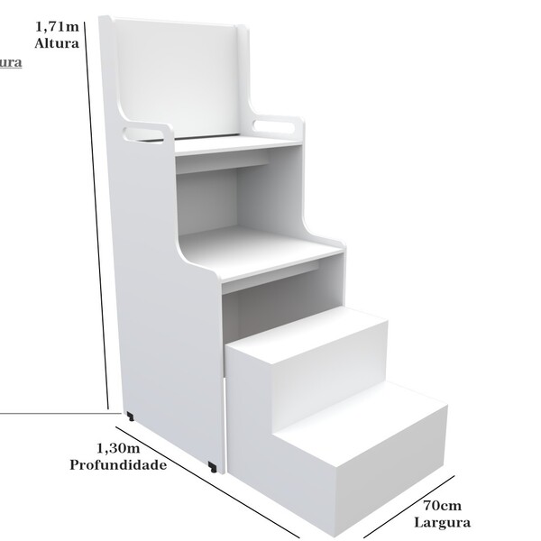 Cadeira Alta Pedicure Queen (cadeirão Elevada Esmalte Salão)