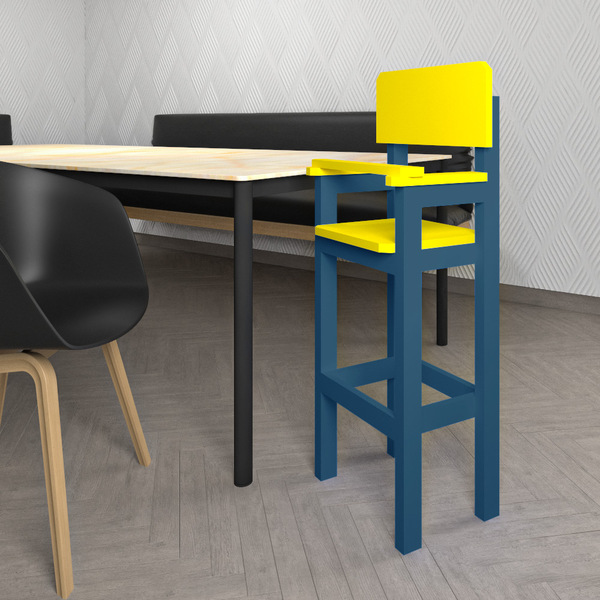 Cadeira Alta Refeição Infantil Criança Restaurante Lanchonete