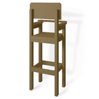 Cadeira Alta Refeição Infantil Criança Restaurante Lanchonete