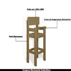 Cadeira Alta Refeição Infantil Criança Restaurante Lanchonete