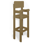 Cadeira Alta Refeição Infantil Criança Restaurante Lanchonete