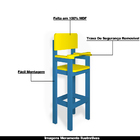 Cadeira Alta Refeição Infantil Criança Restaurante Lanchonete