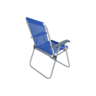 Cadeira de Praia Relax Comfort Alta em Alumínio Bel