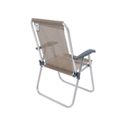 Cadeira de Praia Relax Comfort Alta em Alumínio Bel