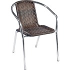 Cadeira Aluminio C/ Fibra 99 – Alegro Móveis. - Castanho