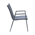 Cadeira Alumínio Guarujá  Grafite