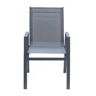 Cadeira Alumínio Guarujá  Grafite