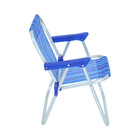 Cadeira Alumínio Infantil 49,5x41,5x39 Azul Bel