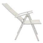 Cadeira Aluminio Orion 106x56cm Cinza Naterial