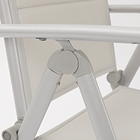 Cadeira Aluminio Orion 106x56cm Cinza Naterial