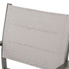 Cadeira Aluminio Orion Beta 85x47x57cm Marrom e Cinza Naterial