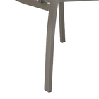 Cadeira Aluminio Orion Beta 85x47x57cm Marrom e Cinza Naterial