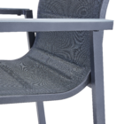 Cadeira Alumínio Orion Gamma II 90x56cm Cinza Escuro Naterial