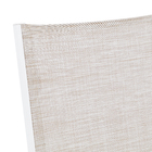 Cadeira Aluminio Porto 85x53x69cm Branco e Bege Portinaty