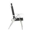 Cadeira Aluminio Prosa 115x57x70 Preta Bel