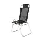 Cadeira Aluminio Prosa 115x57x70 Preta Bel