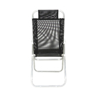 Cadeira Aluminio Prosa 115x57x70 Preta Bel