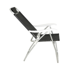 Cadeira Aluminio Prosa 115x57x70 Preta Bel