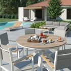Cadeira Aluminio San Diego 85x55x55cm Branco
