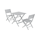 Cadeira Alumínio Xara 46x57cm Cinza Escuro Naterial